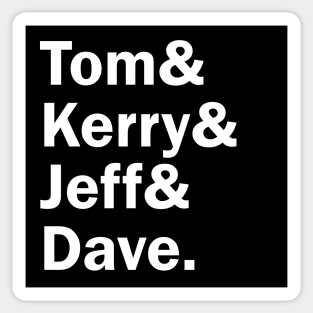 Funny Names x Slayer (Tom, Kerry, Jeff, Dave) Sticker